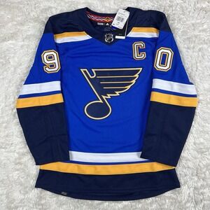 Sz 44/XS Men - Adidas St Louis Blues Ryan O'Reilly NHL Authentic Hockey Jersey